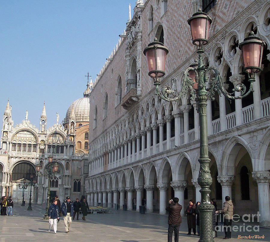 The Square in Venice Italy Photograph by Roberta Byram