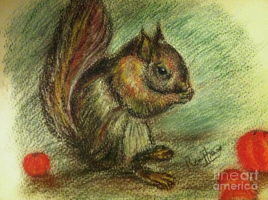 The Squirrel in Cleveland Painting by Remy Francis