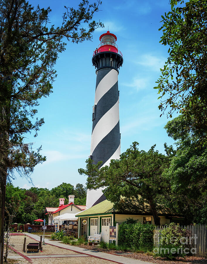 The St. Augustine Lighthouse Photograph by Nick Zelinsky Jr