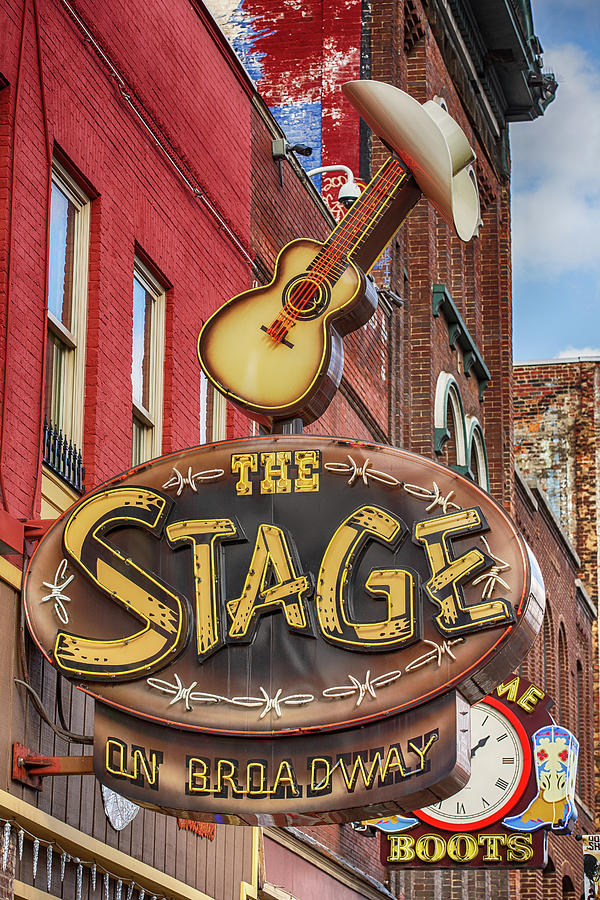 The Stage on Broadway Nashville Photograph by Stephen Stookey