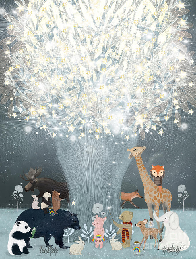 The Starlight Tree Painting by Bri Buckley