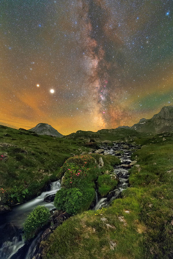 The Starry Flow Photograph by Ralf Rohner