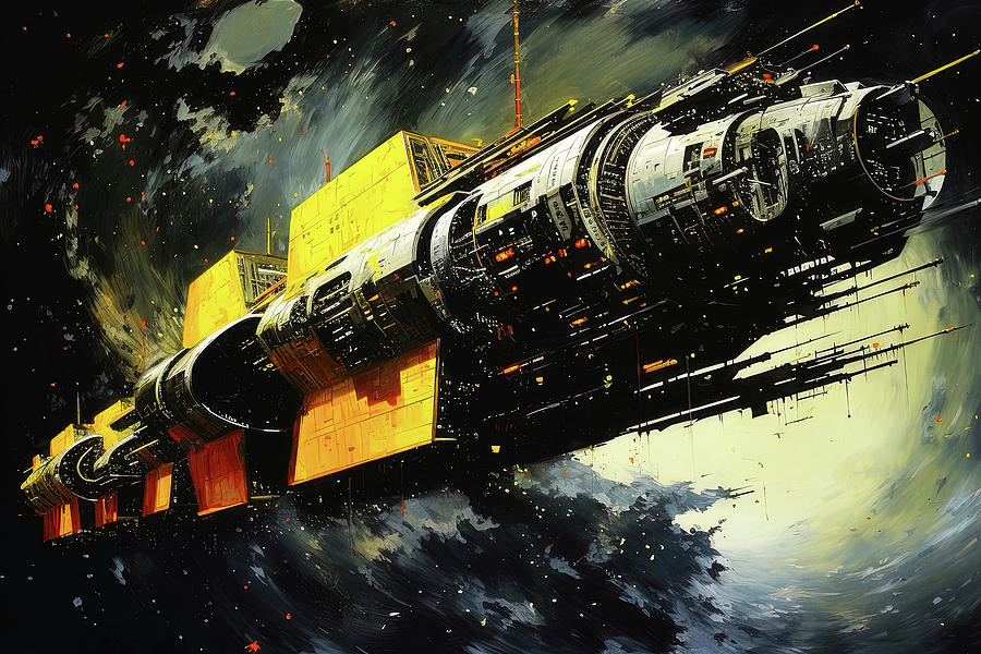 The Starstrider, 05 Painting by AM FineArtPrints The Starstrider, 05 Painting by AM FineArtPrints