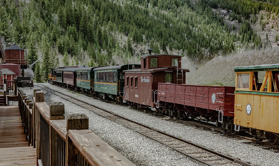 The Station at Silver Plume Photograph by S Katz