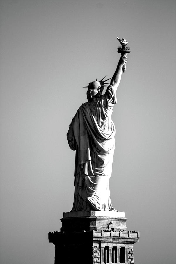 The Statue of Liberty Back shot Photograph by Habib Ayat