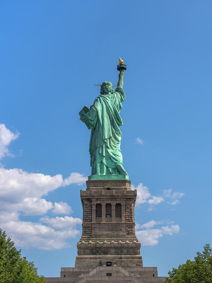 The Statue of Liberty, Back view Photograph by Daniel Petre | Fine Art ...