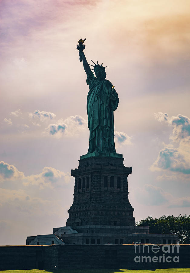 The Statue Of Liberty In New York City, Usa. Photograph