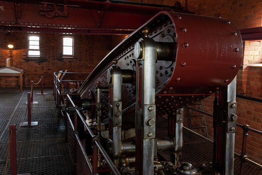 The steam engine beam Photograph by Steev Stamford