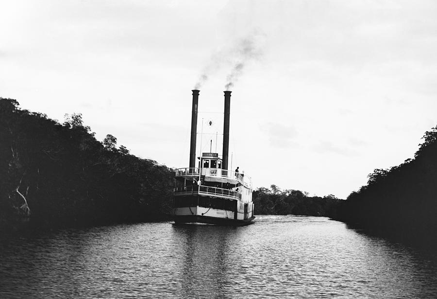 The Steamboat St. Lucie - Florida - Circa 1890 Photograph by War Is Hell Store