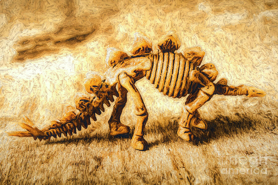 The Stegosaurus art in form Painting by Jorgo Photography The Stegosaurus art in form Painting by Jorgo Photography