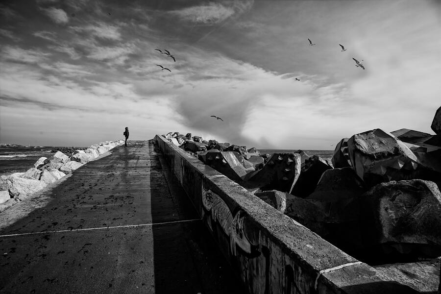 Pier Photograph - The Storm Effect by Dan Cristian