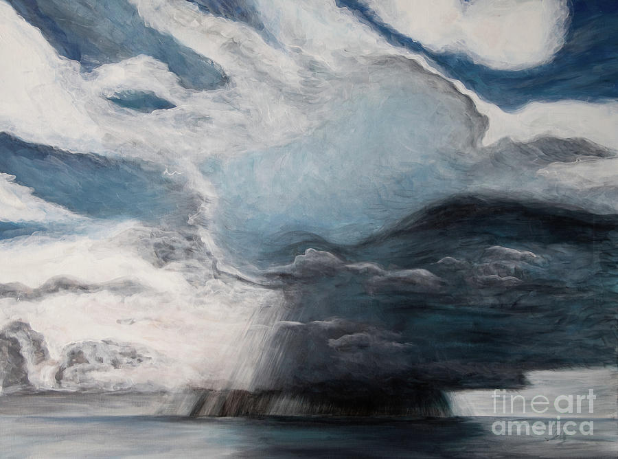 The Storm Painting by Pamela Schwartz