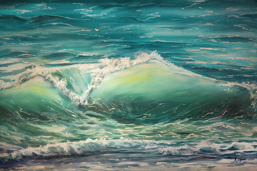 The Storm Surge Painting by Theresa Artigas - Fine Art America