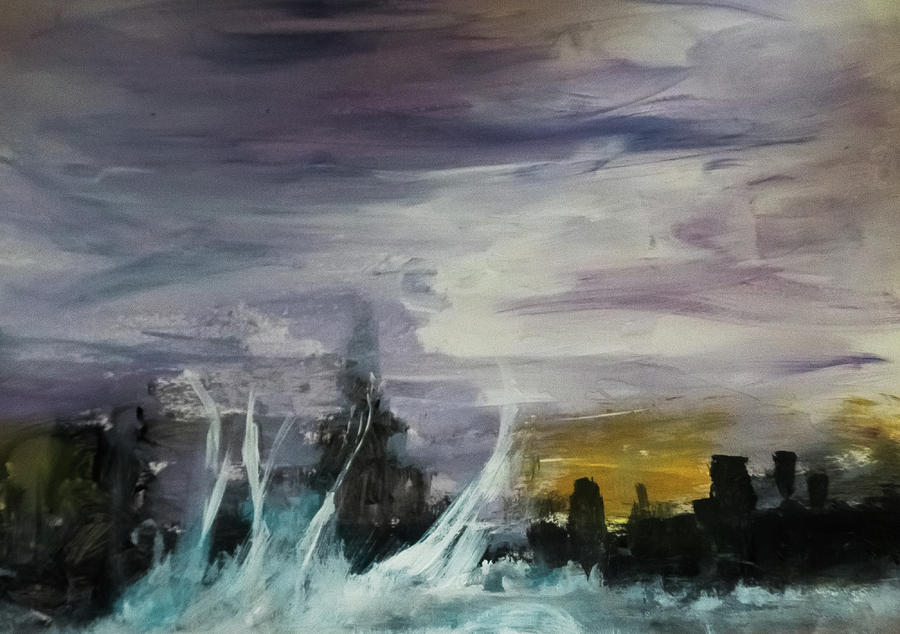 The Storm Upon Us Painting by Lisa Kaiser