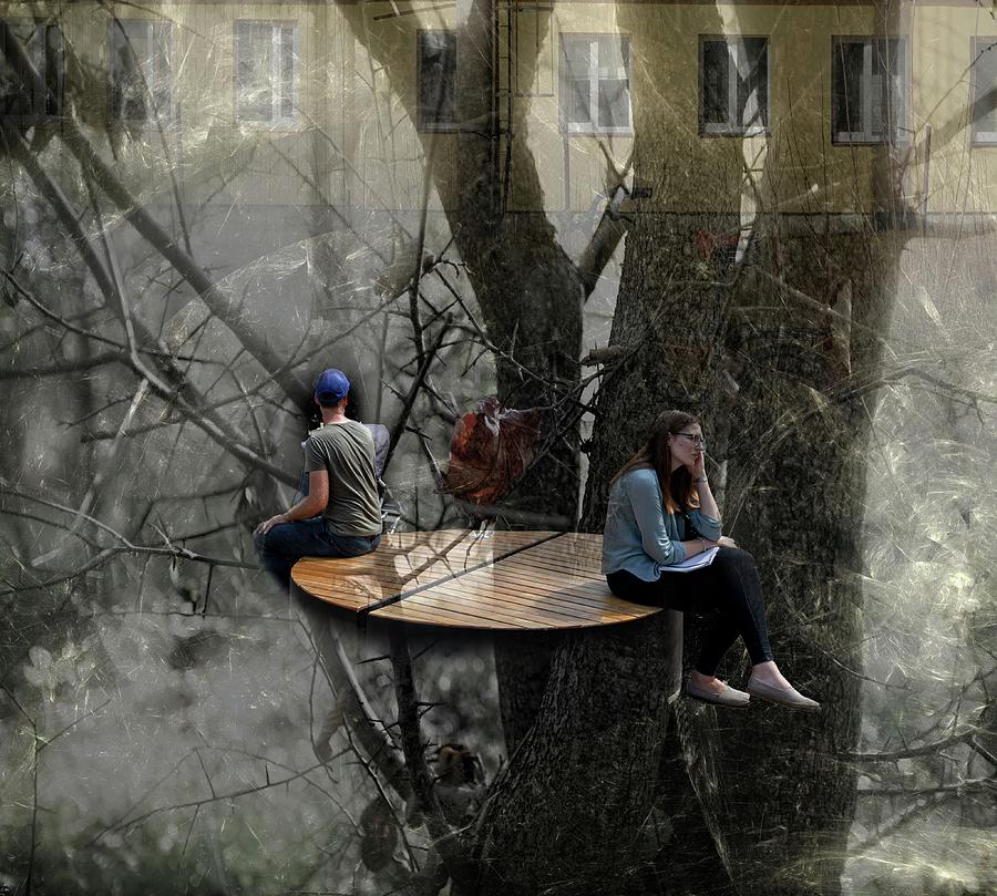 The Story Of Broken Illusions In Autumn 2021  Mixed Media by Aleksandrs Drozdovs