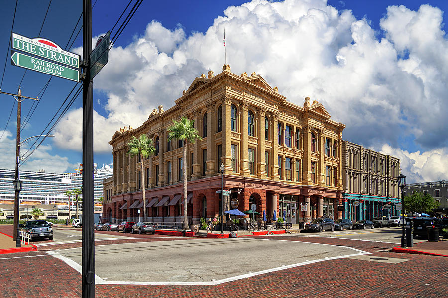 The Strand In Galveston Photograph by James Eddy
