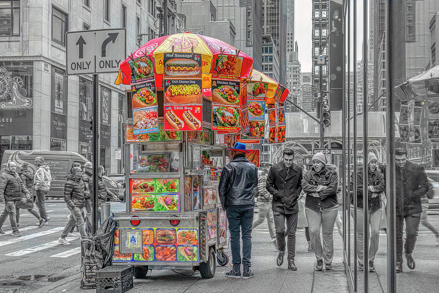 The Street Vendor Photograph by Penny Polakoff