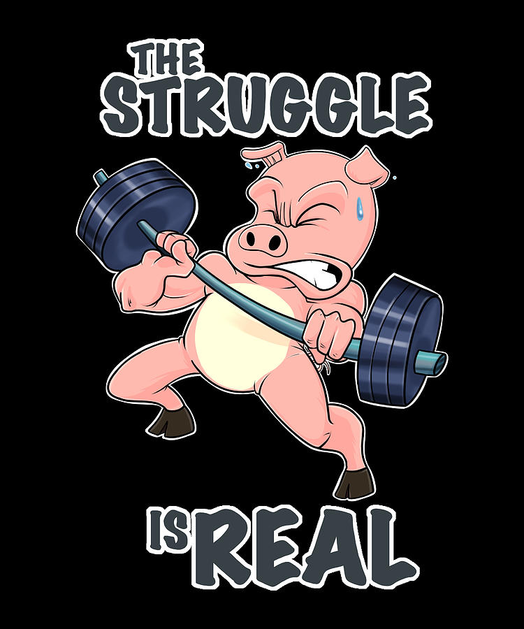 The Struggle Is Real Weight Lifting Unicorn Funny T Weight Lifting Funny  Gifts Coffee Mug