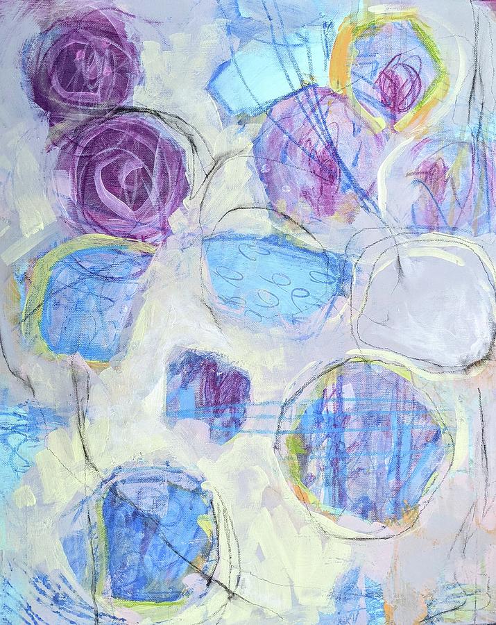 The Struggle to Bloom Mixed Media by Valerie Reeves