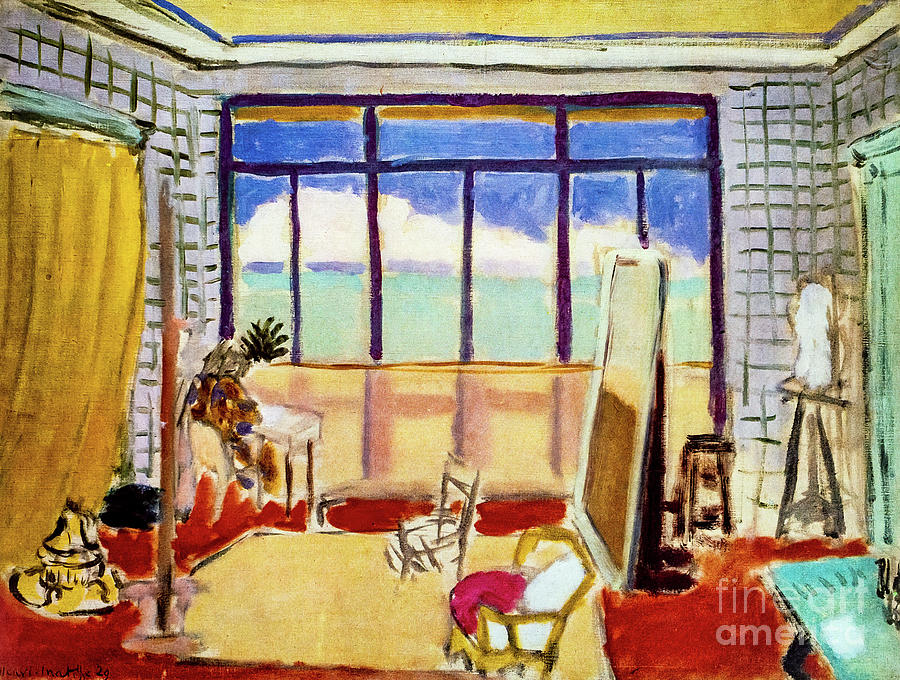The Studio By Henri Matisse Painting By Henri Matisse Pixels