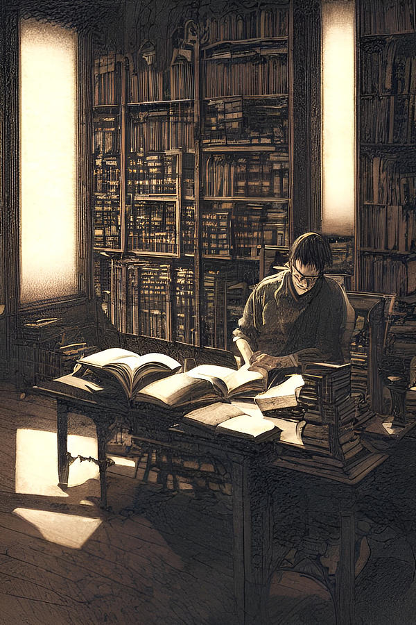 The Study Digital Art by Devan Brie Green - Fine Art America