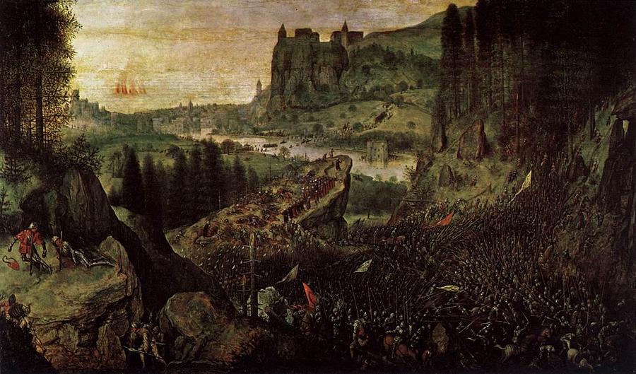 The Suicide of Saul Painting by Pieter Brueghel the Elder | Fine Art ...