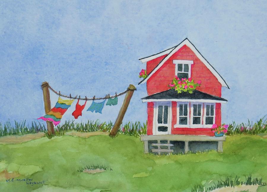 The Summer Rental Painting by Mary Ellen Mueller Legault