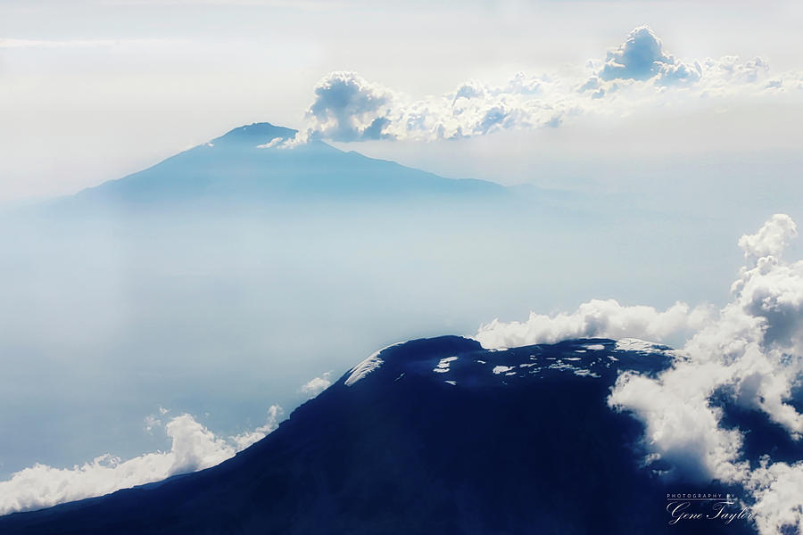 The Summits - Meru-Kilimanjaro Photograph by Gene Taylor