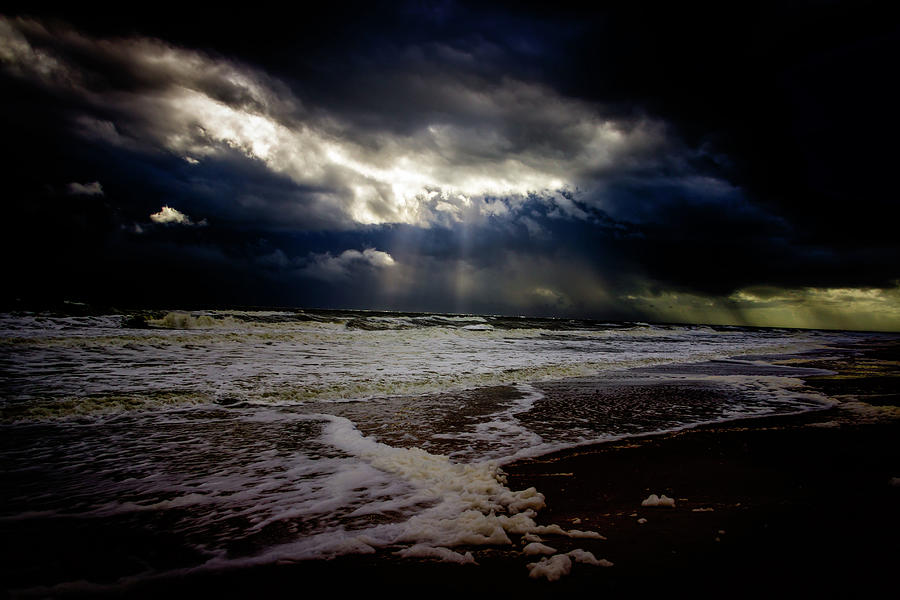 The Sun Breaks on Mickler's Beach Photograph by Lee Reese - Fine Art ...