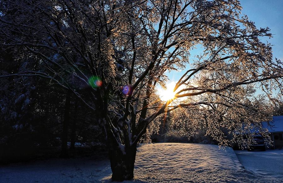 The Sun is Just A Snowflake Away Photograph by Christopher Ryan | Pixels