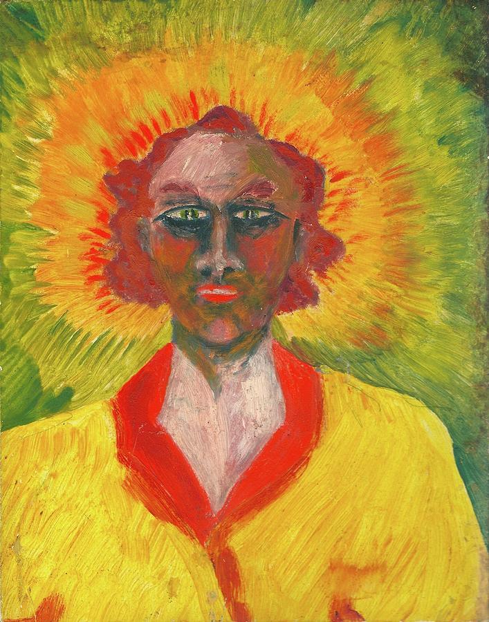 The Sun, Self-Portrait Painting by Aleister Crowley