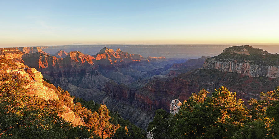 The Sun sets on the North Rim of the Grand Canyon North Rim Arizona Photograph by Toby McGuire