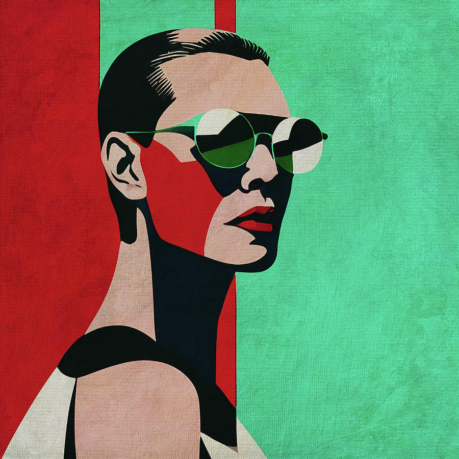 The sunglasses 2 Digital Art by Jan Keteleer