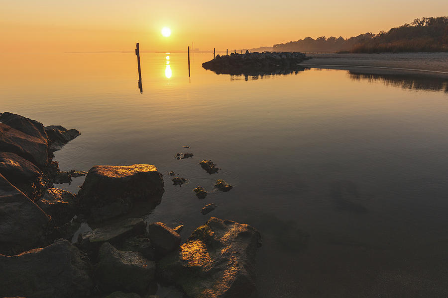 The Sunrise in Yorktown Photograph by Rachel Morrison