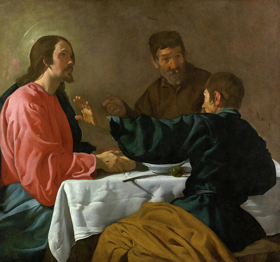The Supper at Emmaus, 1622 Painting by Diego Velazquez - Fine Art America