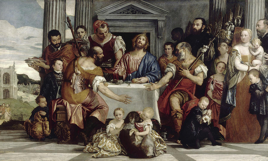 The Supper at Emmaus Painting by Paolo Veronese