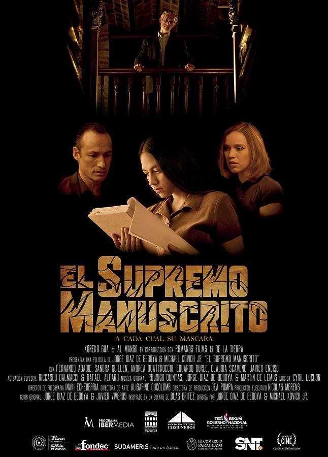 The Supreme Manuscript - Official Spanish Movie Poster Digital Art by Fred Larucci