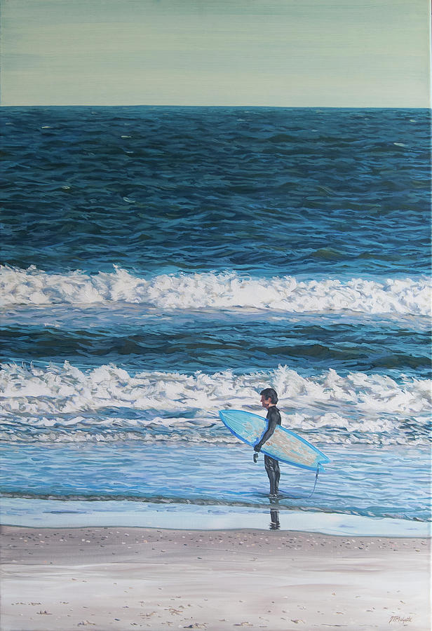 The Surfer Painting by Tommy Midyette