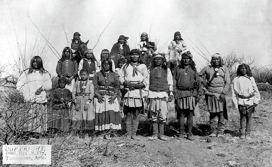 The Surrender of Geronimo 1886 Photograph by Historic Images of Native ...