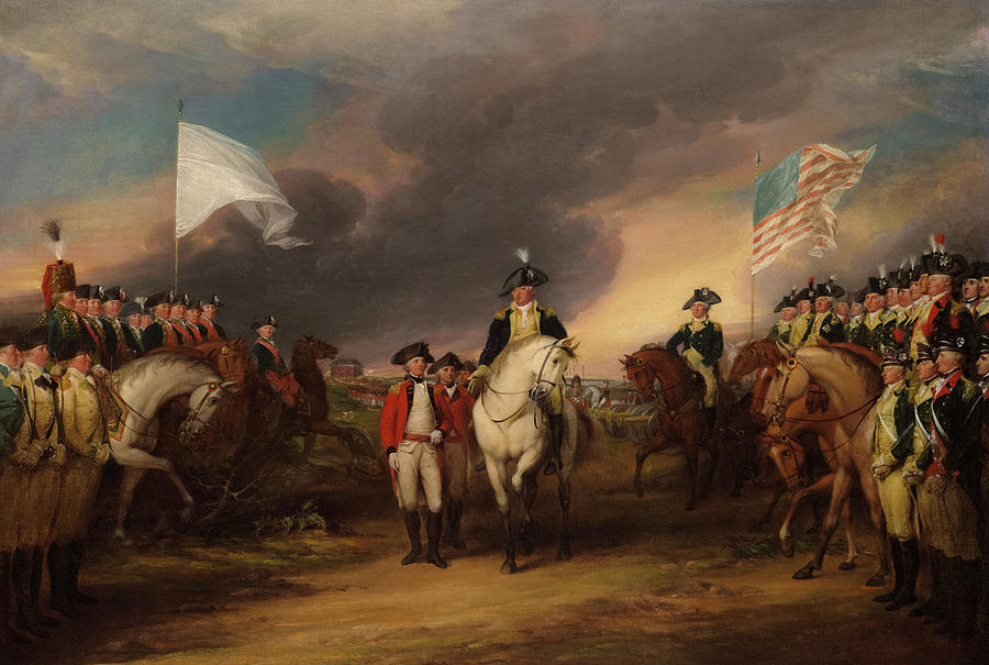 John Trumbull Painting - The Surrender of Lord Cornwallis at Yorktown, 1781 by John Trumbull