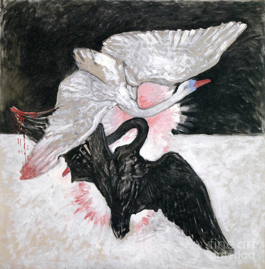 The Swan, No. 02, Group IX-SUW Painting by Hilma af Klint