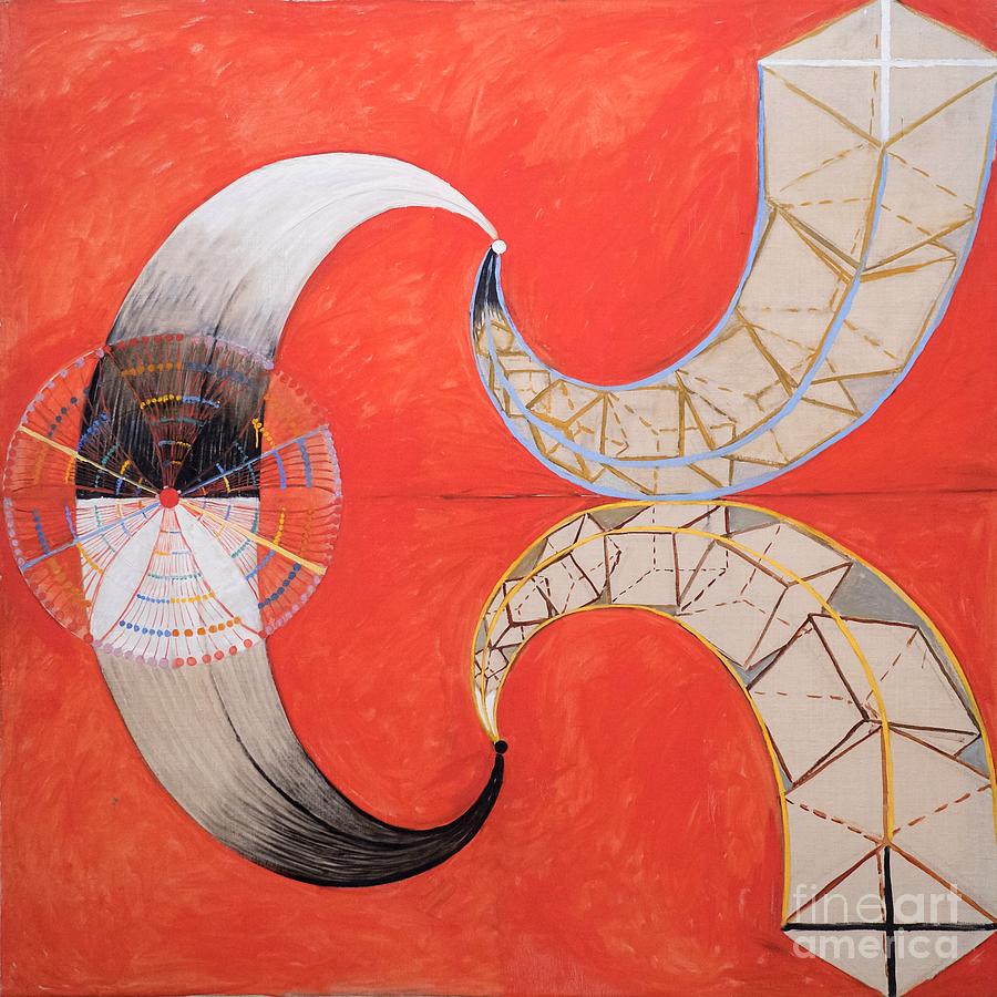 The Swan, No. 09, Group IX-SUW Painting by Hilma af Klint