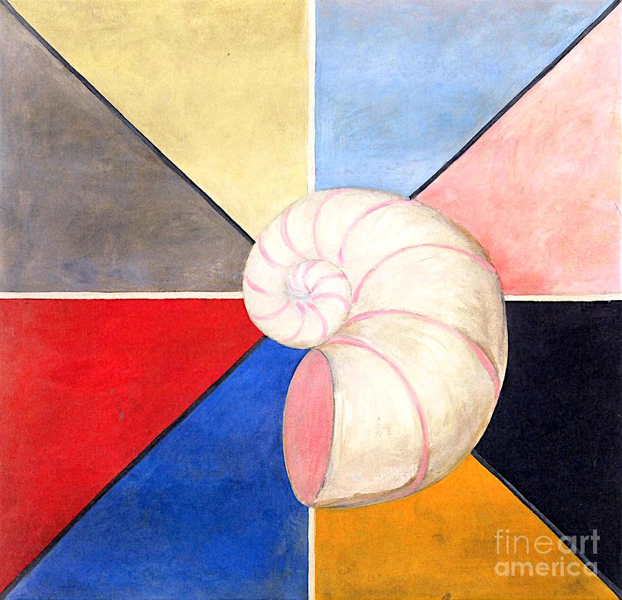 The Swan, No. 19, Group IX-SUW Painting by Hilma af Klint