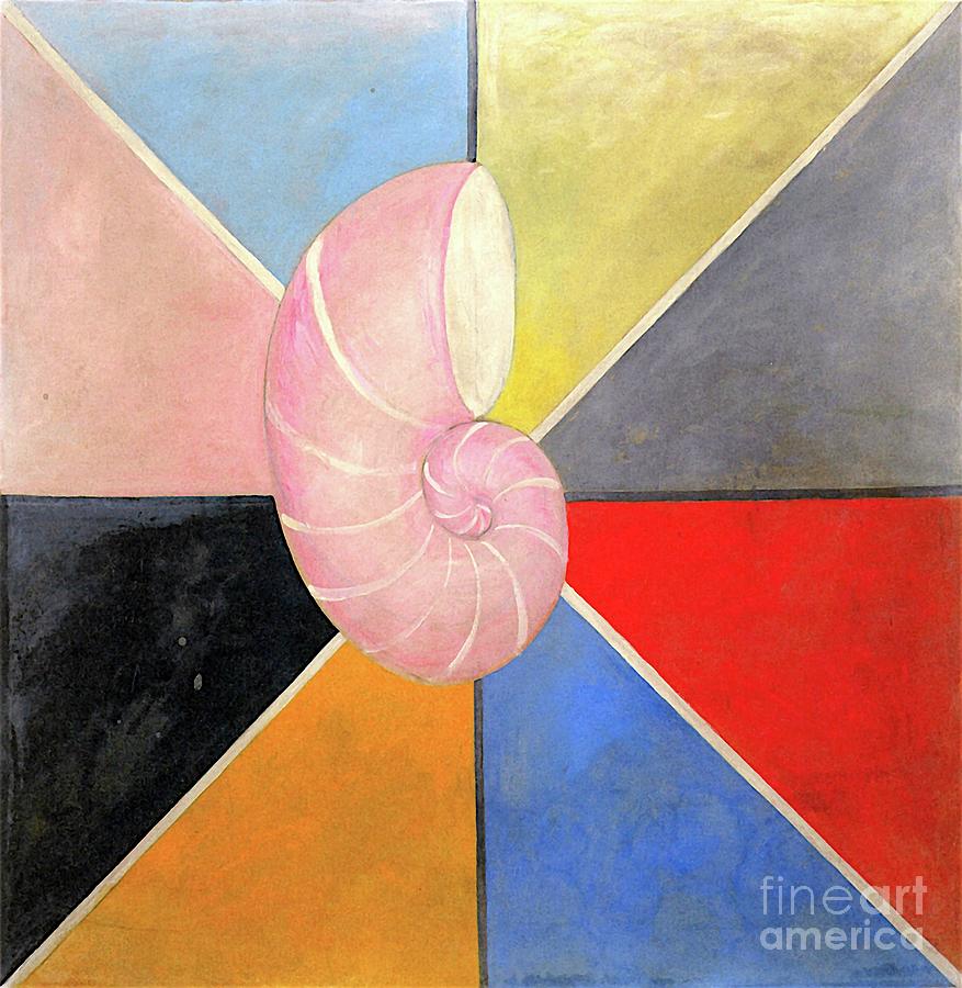 The Swan, No. 20, Group IX-SUW Painting by Hilma af Klint