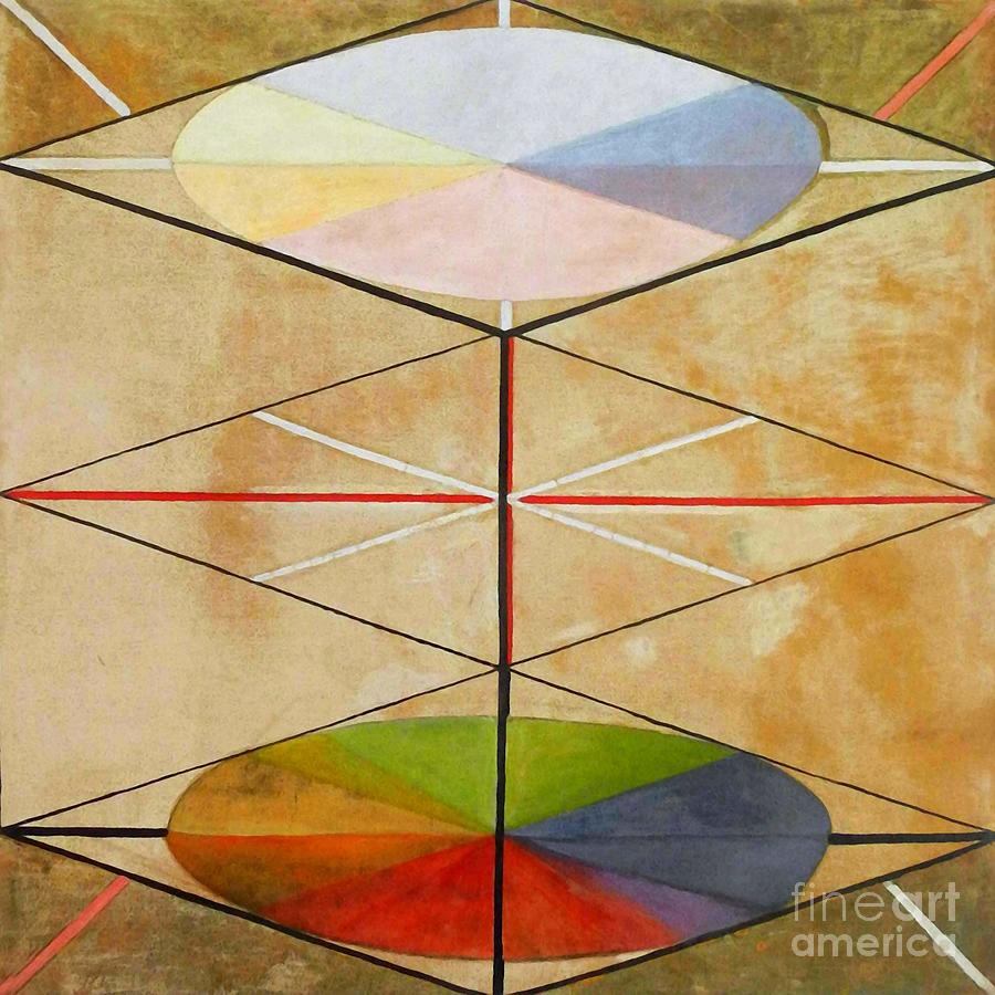 The Swan, No. 23, Group IX-SUW, 1915 Painting by Hilma af Klint