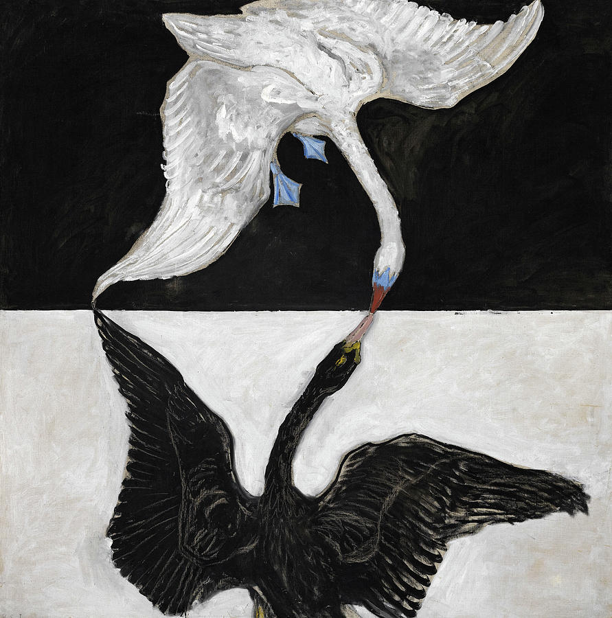 Swan Painting - The Swan, No.1 by Hilma af Klint