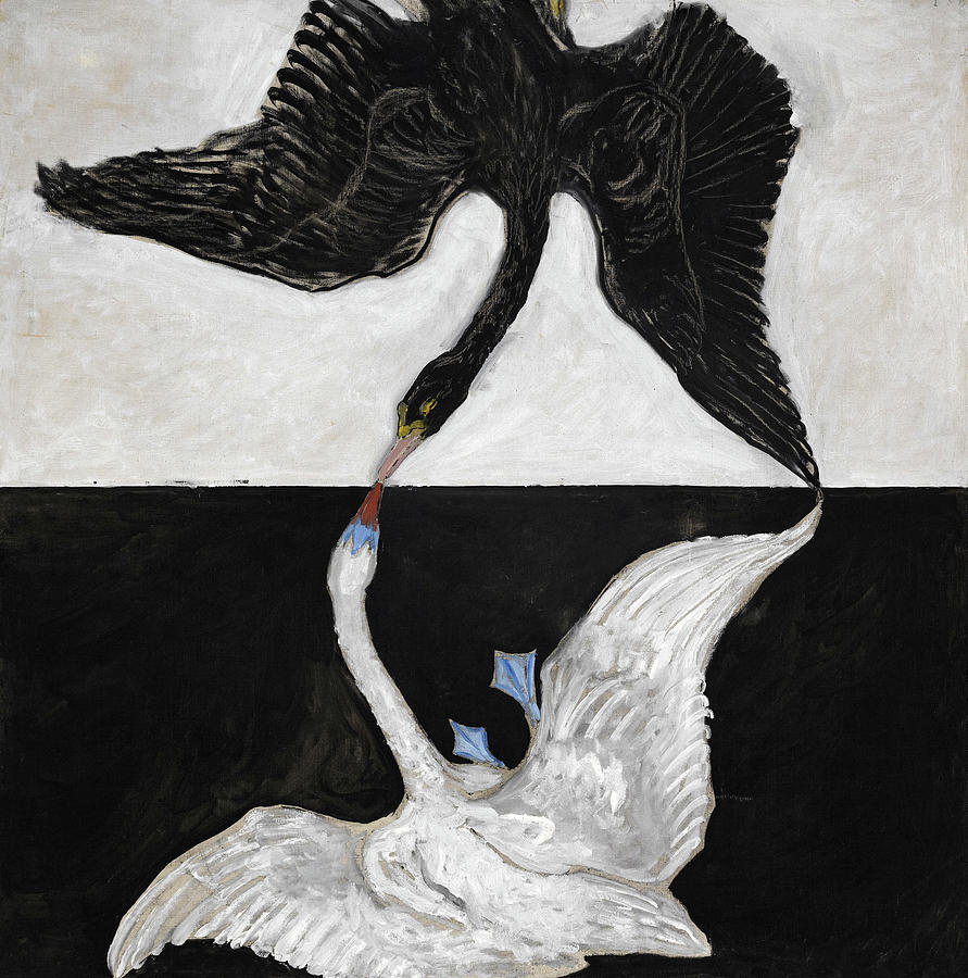 The Swan, No.12 Painting by Hilma af Klint