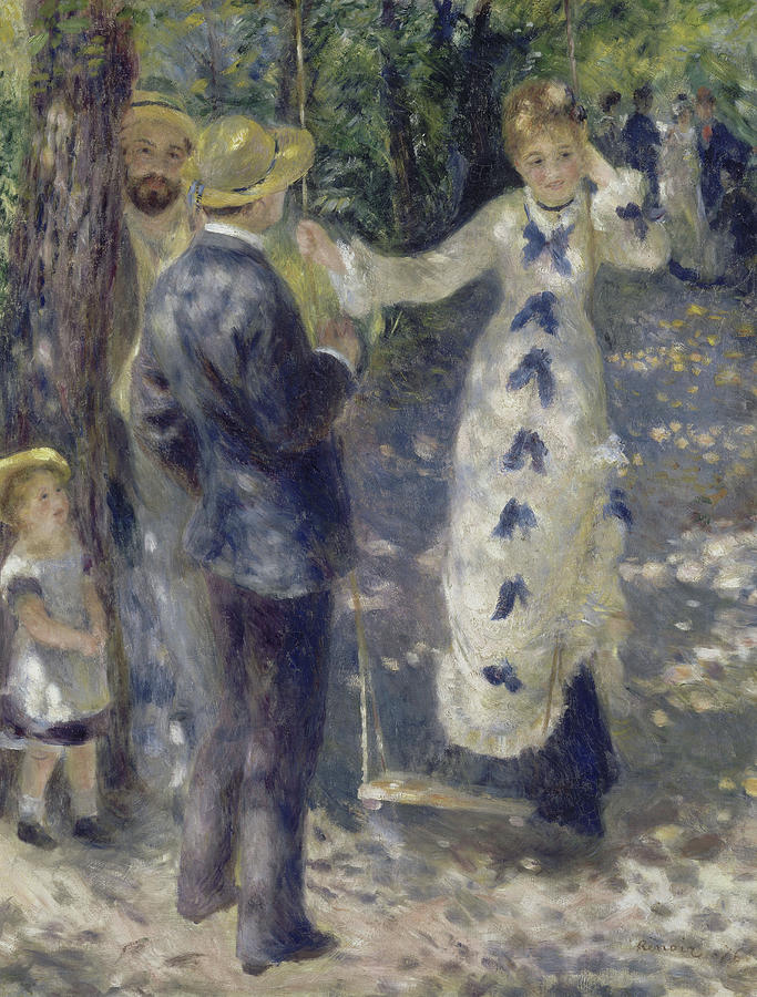 The Swing, 1876 Painting by Auguste Renoir