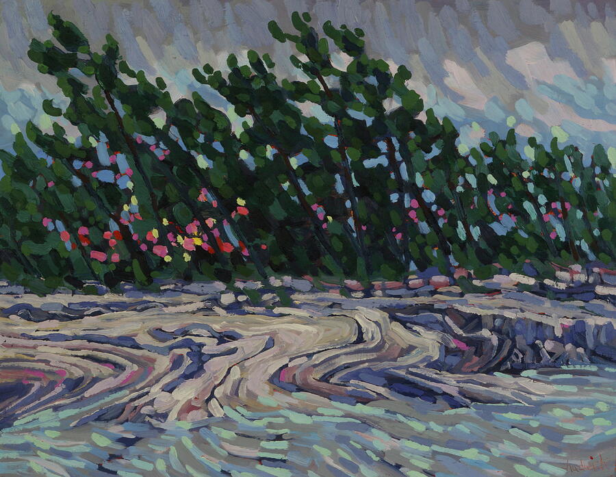 The Swirling Nature Painting by Phil Chadwick The Swirling Nature Painting by Phil Chadwick