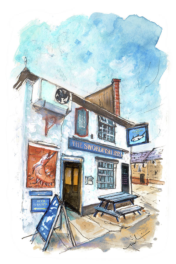 The Swordfish Inn In Penzance Painting